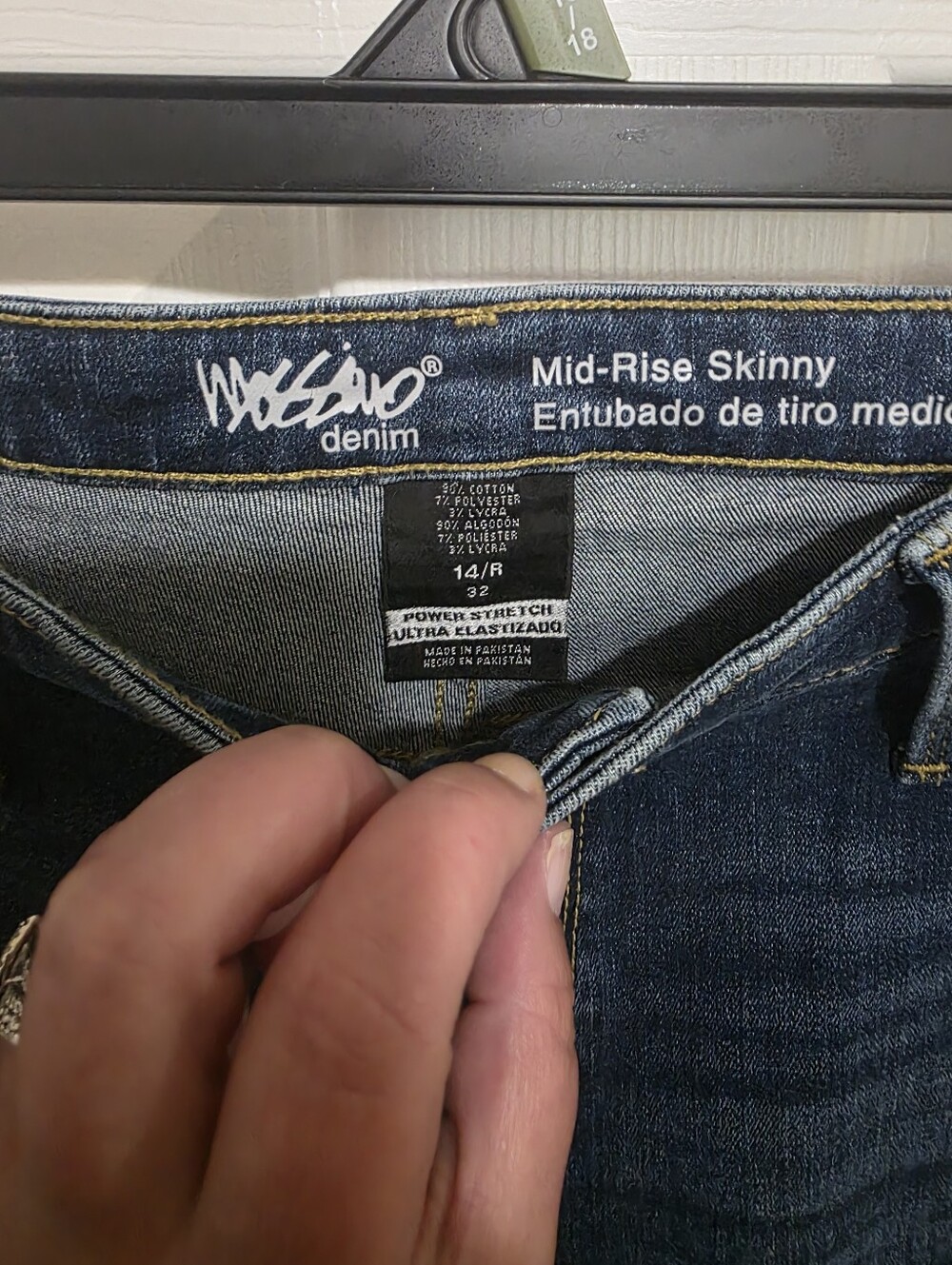 Missimo Mid-Rise Skinny Women’s Jeans - Dark Blue NEW - Picture 2 of 3